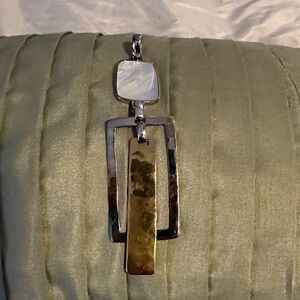 RLM Silver and Gold Geometric Pendant